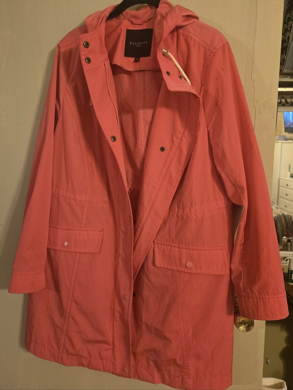 Pink Talbots Raincoat